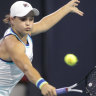 Big scalp: Ashleigh Barty had not beaten world No.2 Petra Kvitova in four previous attempts.