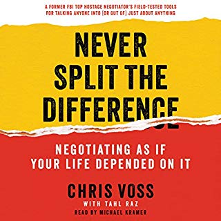 Never Split the Difference audiobook cover art