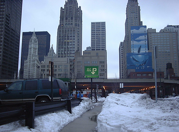 Chicago: snow, fog and Jenny Jones