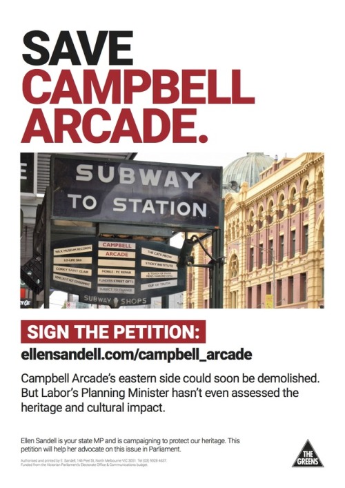 Thank you to everyone who gave their feedback to MetroTunnel regarding the proposed changes to Campbell Arcade that would involve the demolition of Sticky. We understand the survey had over 1,500 responses!
There are still things you can do to help...