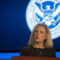 Secretary of Homeland Security Kirstjen Nielsen gives the annual state of Homeland Security address at George Washington University in Washington. (DHS photo by Tim D. Godbee/Released)