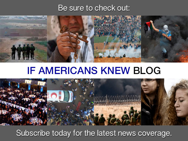 Be sure to check the latest posts on our news blog! IsraelPalestineNews.org