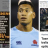 Unacceptable: Israel Folau's controversial social media posts. 