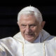 Pope Emeritus Benedict XVI arrives in St. Peter's Square at the Vatican to attend the beatification ceremony of Pope Paul VI this week.