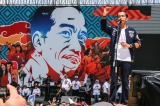 Indonesian President Joko Widodo is making a final push ahead of Wednesday's election. 