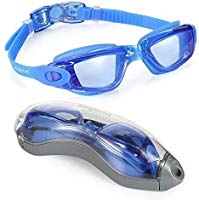 Aegend Swim Goggles, Swimming Goggles No Leaking Anti Fog UV Protection Triathlon Swim Goggles with Free Protection Case...