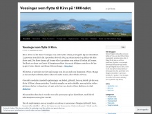 Vossingar som flytta til Kinn på 1800-talet