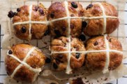 Andrew McConnell's spiced hot cross buns.
