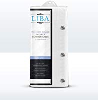 LiBa Mildew Resistant Anti-Bacterial PEVA 8G Shower Curtain Liner