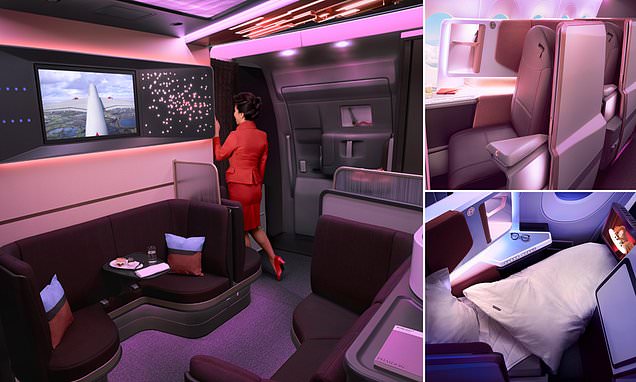 Inside Virgin Atlantic's new Airbus A350 cabin