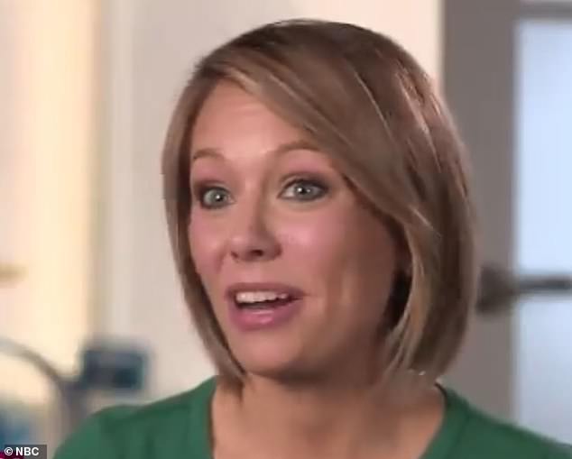 Emotional: Dylan Dreyer, 37, revealed on the Third Hour of the Today show Monday morning her fertility struggles for the last nine months, including her recent miscarriage