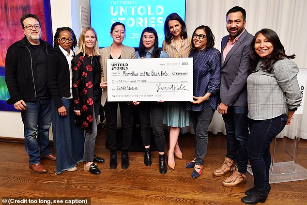 Awarding: Katie Holmes got the opportunity to give back to the film and television community on Monday