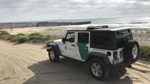 22 August 2018, Border Patrol Vehicle near U.S. Mexico Border