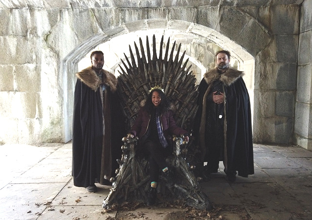 'Game Of Thrones' Fan Finds Iron Throne Inside Fort Totten Park In Queens