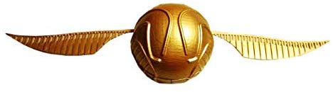 Golden Snitch Porta Anel Harry Potter Pomo De Ouro (Dourado Com Asas Douradas)