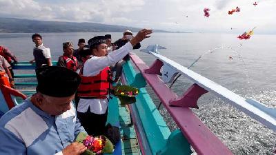 Monumen KM Sinar Bangun Diresmikan, Arsitek: Lambang Kapal Arwah