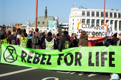 Climate activists Extinction Rebellion have a book coming out as the UK sort-of declares a climate change emergency