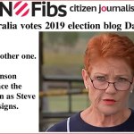 #AusVotes Day 20 – Pauline loses another one: @qldaah #qldpol