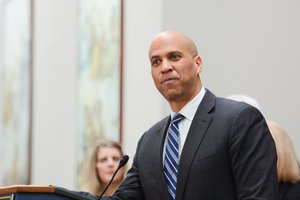 Cory Anthony Booker,an American politician serving as the junior United States Senator from New Jersey since 2013 and a member of the Democratic Party at The American Federation of Government Employees (AFGE)