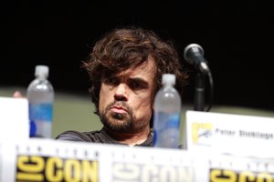 19 July 2013, Peter Dinklage speaking at the 2013 San Diego Comic Con International, for "Game of Thrones", at the San Diego Convention Center in San Diego, California.