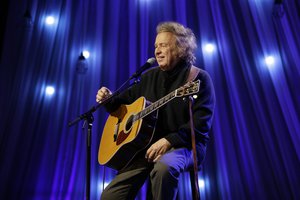 Don McLean performs during a taping of Dolly Parton's Smoky Mountain Rise Telethon Tuesday, Dec. 13, 2016, in Nashville, Tenn