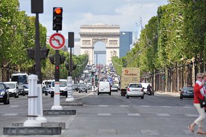 Avenue Champs Elysees, Paris, France