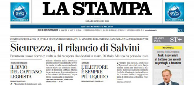 Le prime pagine di oggi