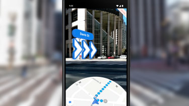 AR navigation in Google Maps is rolling out now to Pixel devices as a preview.