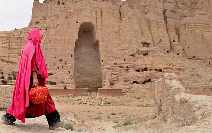 Buddha Statues That Once Stood in the City of Bamiyan