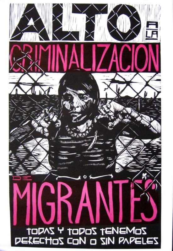 Alto a la Criminalizacion de Migrantes