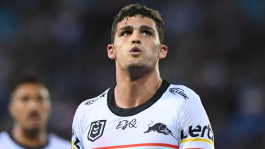 Decisions, decisions: Nathan Cleary is under immense pressure to retain the NSW No.7 jersey.