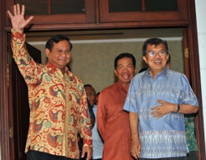 Jokowi Camp at Ease as Prabowo, JK Hold a Dialogue