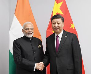 The Prime Minister, Shri Narendra Modi meeting the President of the People's Republic of China, Mr. Xi Jinping, on the sidelines of the 13th G20 Summit, in Buenos Aires, Argentina on November 30, 2018