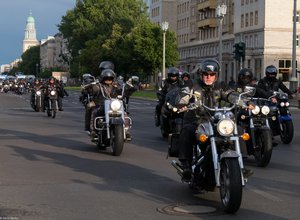 Hells Angels Bike Demo Berlin