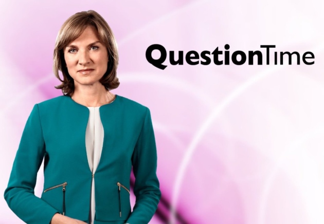 Fiona Bruce, presenter of the BBC's Question Time