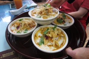 Thai town Chicken and egg noodle curry.