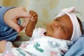'Saybie' weighed just 245 grams when she was born. 