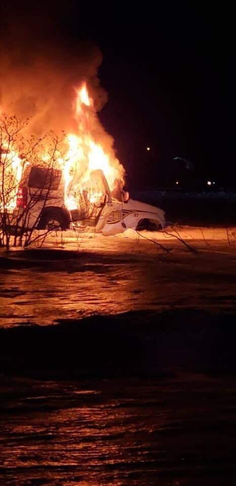 Akwesasne cannabis conflict cop car 1