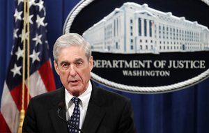 Special Counsel Robert Mueller speaks at the Department of Justice in Washington, Wednesday, May 29, 2019.