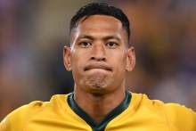 A decision has not yet been made on how Folau will be punished. (AAP: Dave Hunt)