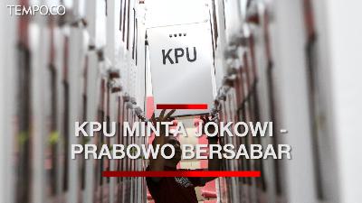 Jokowi dan Prabowo Saling Klaim Kemenangan, KPU: Semua Sabar