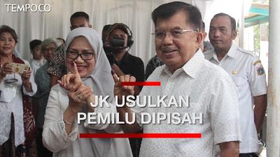 Banyak Petugas KPPS Wafat, JK: Pilpres dan Pileg Baiknya Dipisah