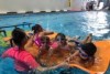 Children learn to swim