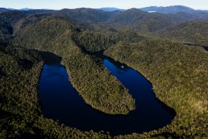 Cruising Tasmania's Gordon River.