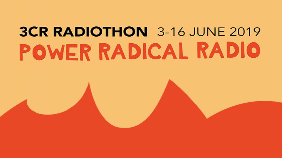 3CR Radiothon is coming - starts 3 June