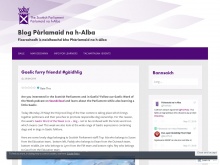 Blog Pàrlamaid na h-Alba