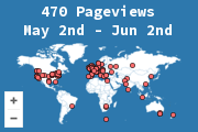 Locations of visitors to this page