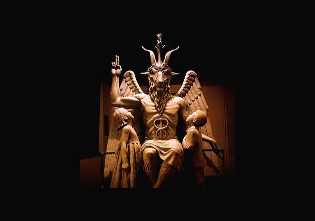 Baphomet statue