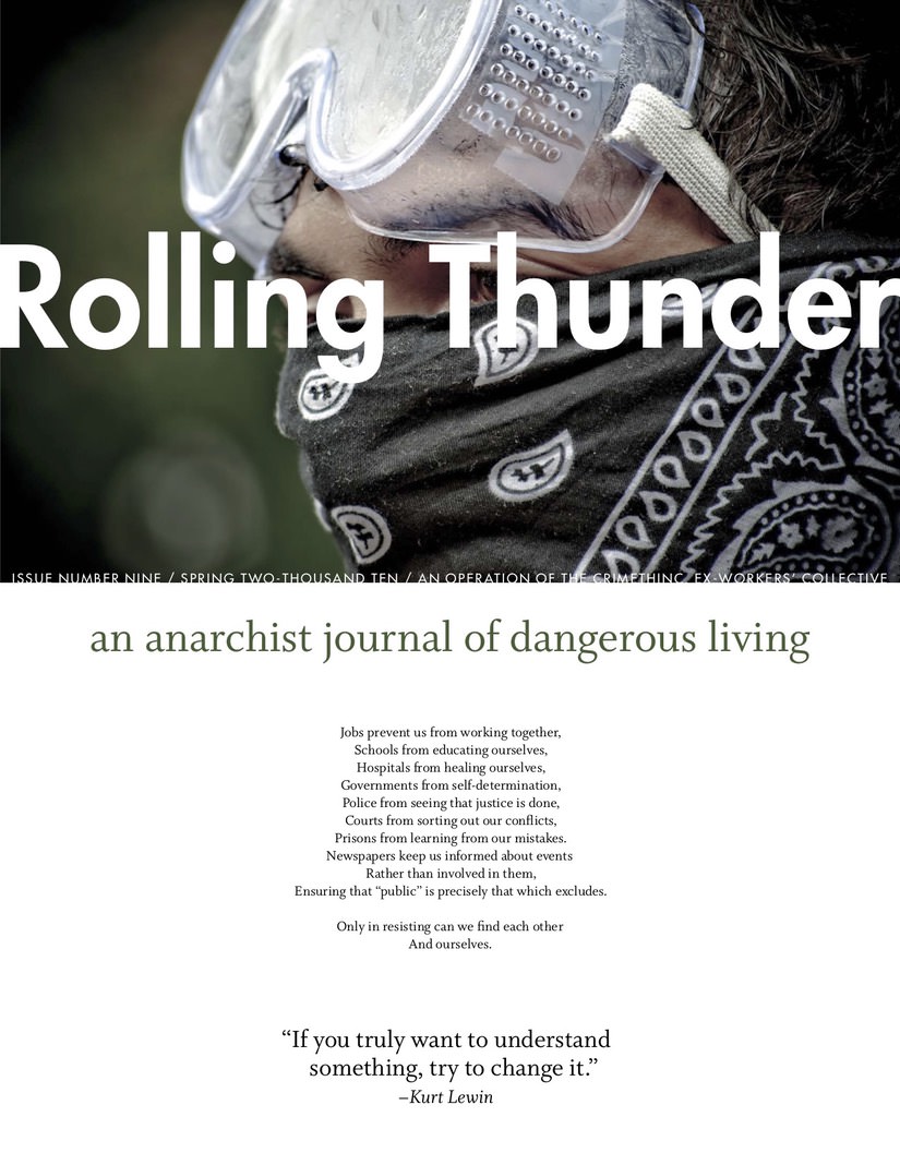 Photo of ‘Rolling Thunder #9’ front cover