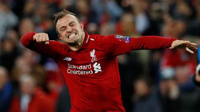 Liverpool Juara Liga Champions, Shaqiri Bilang Alhamdulillah